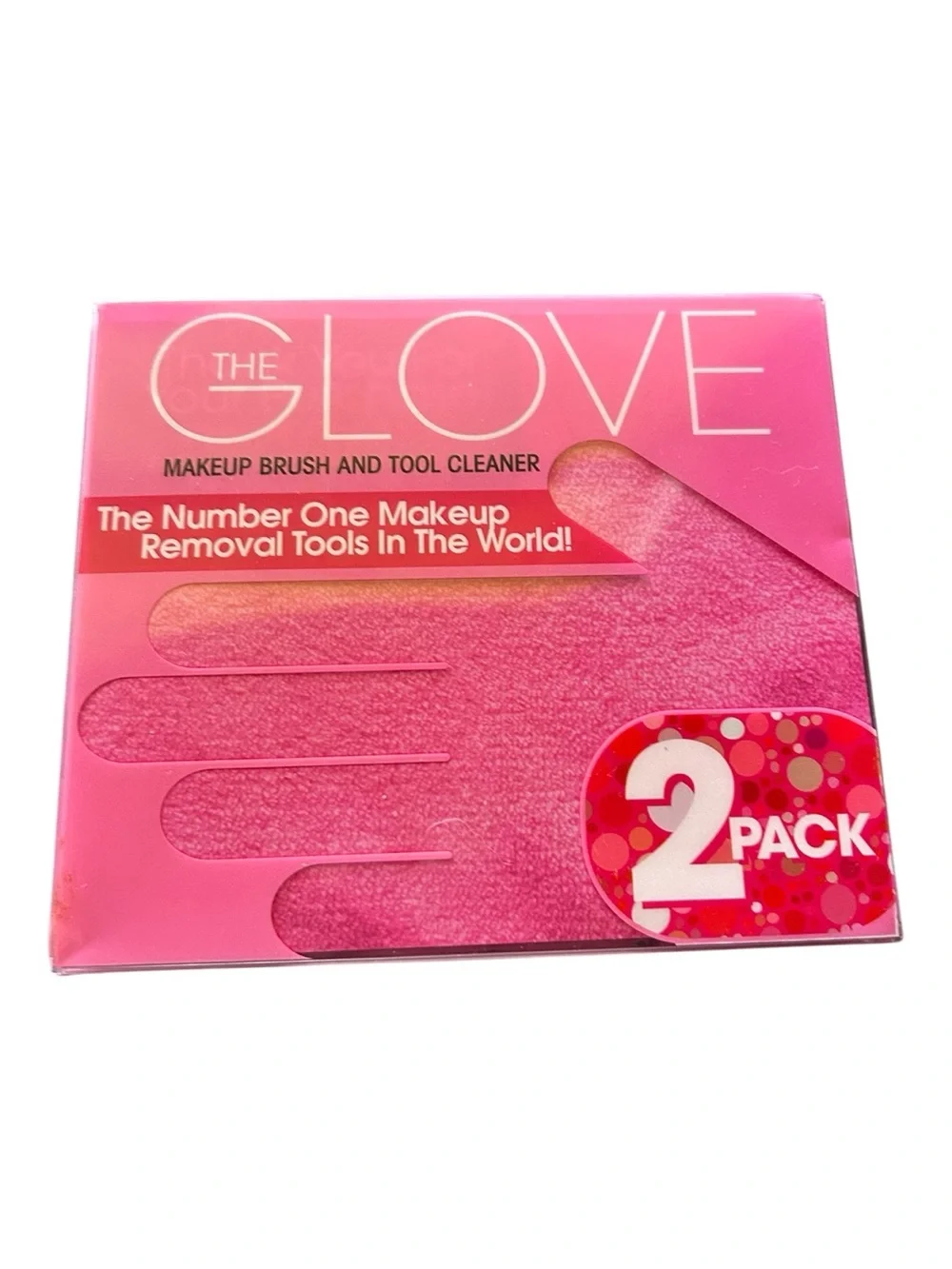 4/$20 MakeUp Eraser The Glove - Hot Pink Makeup Brush Cleaner